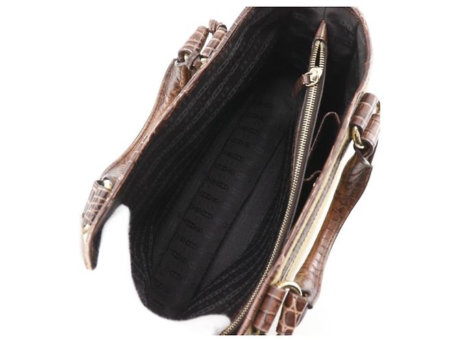 Céline Borsa a mano Celine Boogie Bag Marrone - vista 6