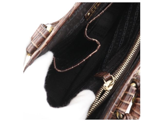 Céline Borsa a mano Celine Boogie Bag Marrone - vista 9
