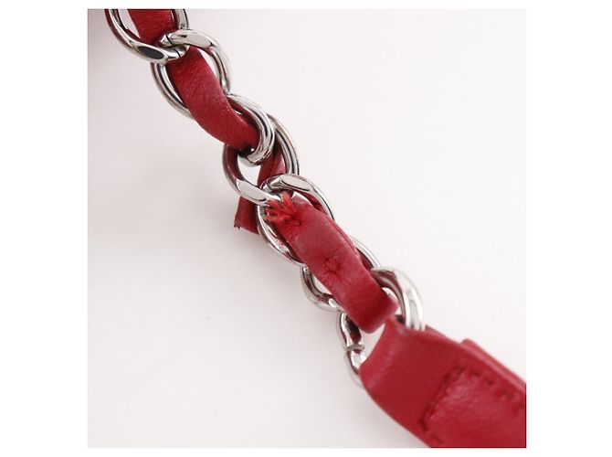 Chanel Matelasse Red Leather Backpack - view 11