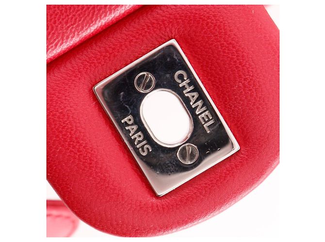 Chanel Matelasse Red Leather Backpack - view 16
