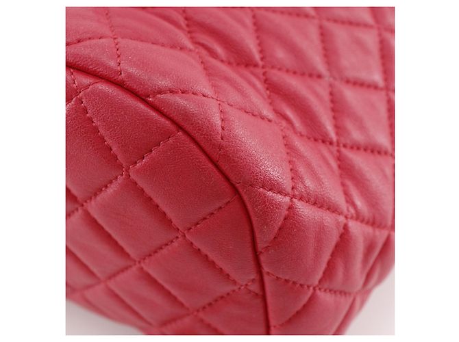 Chanel Matelasse Red Leather Backpack - view 5
