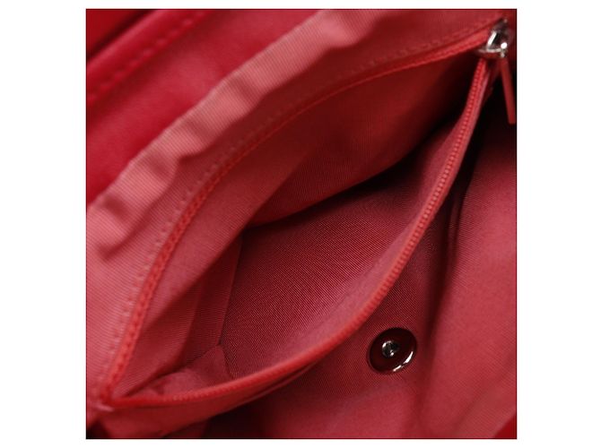 Chanel Matelasse Red Leather Backpack - view 9