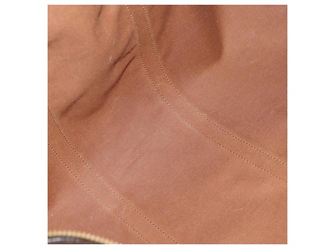 Borsa Keepall Louis Vuitton in tela Monogram 50 Marrone - vista 5