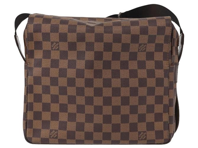 Bolso de mano Naviglio Damier Louis Vuitton Castaño - vista 2