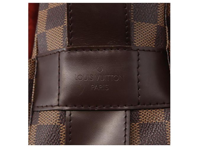Bolso de mano Naviglio Damier Louis Vuitton Castaño - vista 6