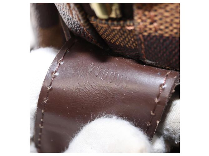 Bolso de mano Naviglio Damier Louis Vuitton Castaño - vista 7