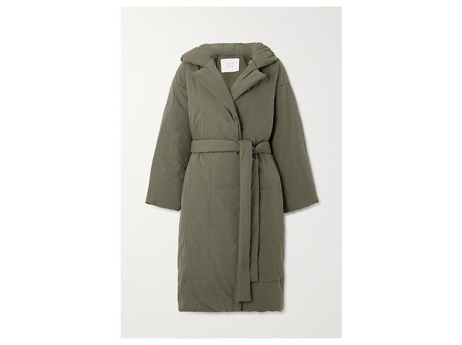 Abrigo acolchado Proenza Schouler verde oscuro - vista 2