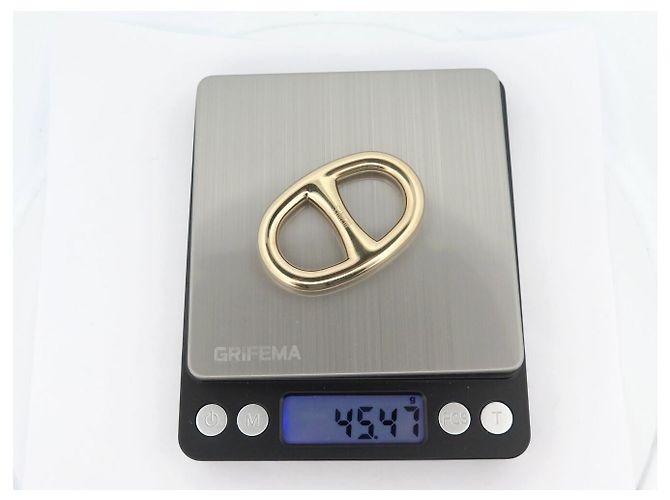 Ring Hermès NUOVO ANELLO PER SCIARPA HERMES CATENA ANCORATA H601372S PER SCIARPA QUADRATA D'oro - vista 7