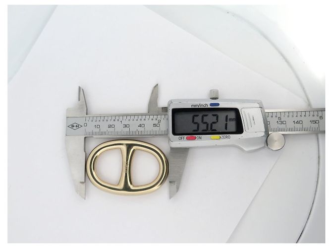 Ring Hermès NUOVO ANELLO PER SCIARPA HERMES CATENA ANCORATA H601372S PER SCIARPA QUADRATA D'oro - vista 8