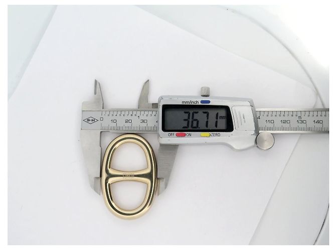 Ring Hermès NUOVO ANELLO PER SCIARPA HERMES CATENA ANCORATA H601372S PER SCIARPA QUADRATA D'oro - vista 9