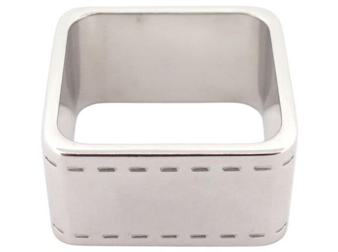 Ring Hermès NUOVO ANELLO PER FULARD QUADRATO HERMES BOLDUC H601463S PALLADIO Argento - vista 2