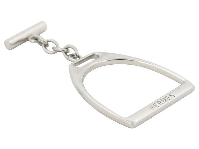 Ring Hermès NUOVO ANELLO PER FULARD HERMES ETRIER PER FULARD PALLADIA Argento - vista 3