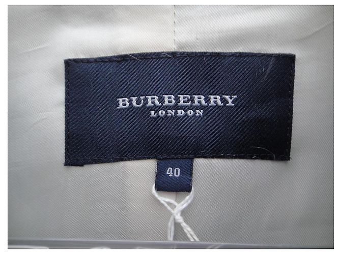 Abrigo Burberry de lana azul - vista 3