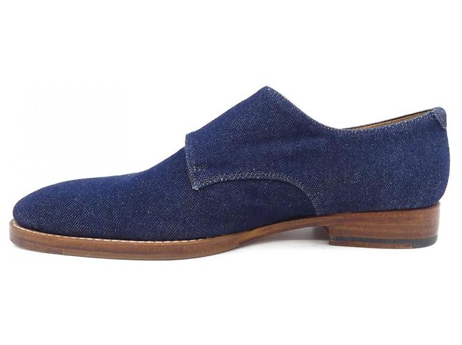 Autre Marque Polpetta Lederschuhe Blau Marineblau - Ansicht 2