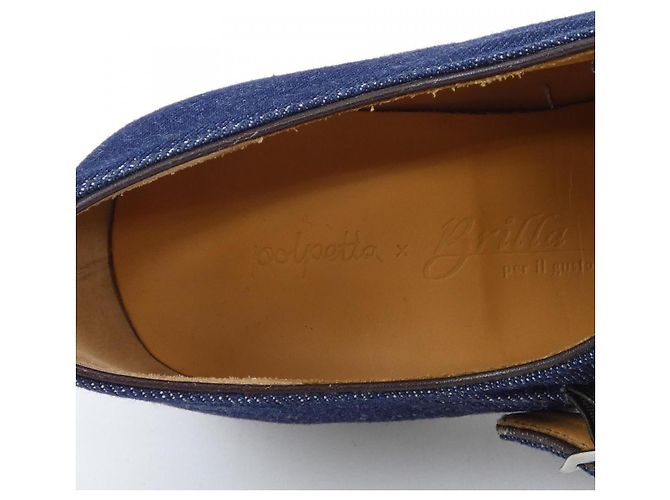 Autre Marque Polpetta Lederschuhe Blau Marineblau - Ansicht 6