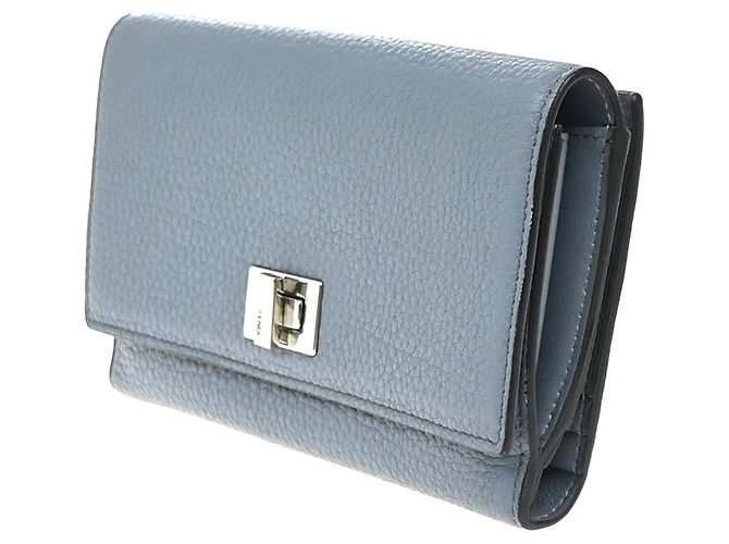 Fendi Peekaboo Leder Long Blau - Ansicht 3