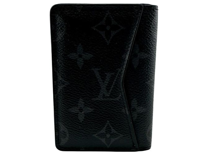 Organizer Louis Vuitton Monogram Eclipse Card Case Wallet Black - view 2
