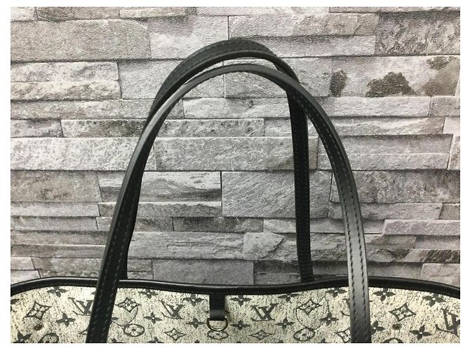 Louis Vuitton Neverfull MM Jaquard Denim Monogram  FullSet Anthrazitgrau - Ansicht 11