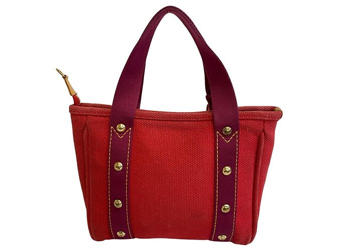 Borsa Tote Cabas PM Antigua M40037 di Louis Vuitton Rosso - vista 2