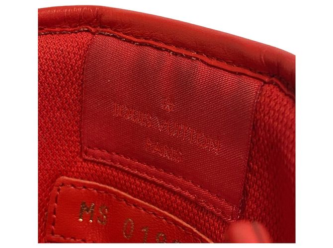 Sneakers alte della linea Rivoli di Louis Vuitton Rosso - vista 12