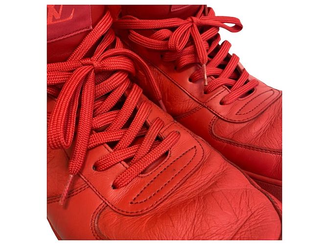Sneakers alte della linea Rivoli di Louis Vuitton Rosso - vista 13