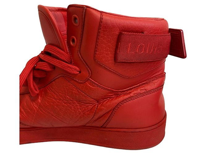 Sneakers alte della linea Rivoli di Louis Vuitton Rosso - vista 14