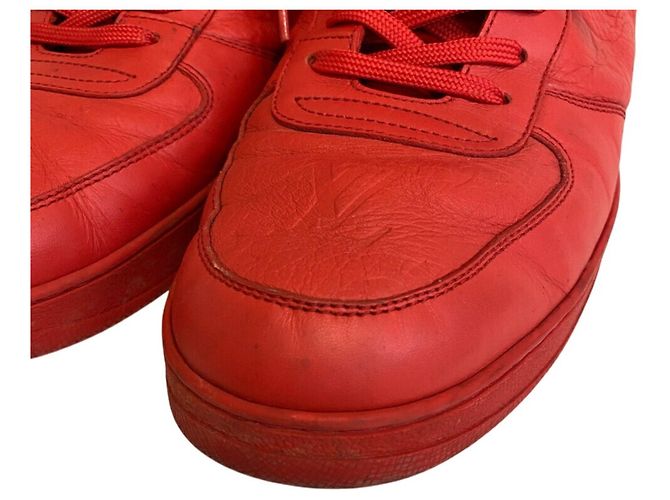 Sneakers alte della linea Rivoli di Louis Vuitton Rosso - vista 4