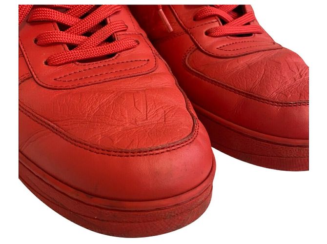 Sneakers alte della linea Rivoli di Louis Vuitton Rosso - vista 5