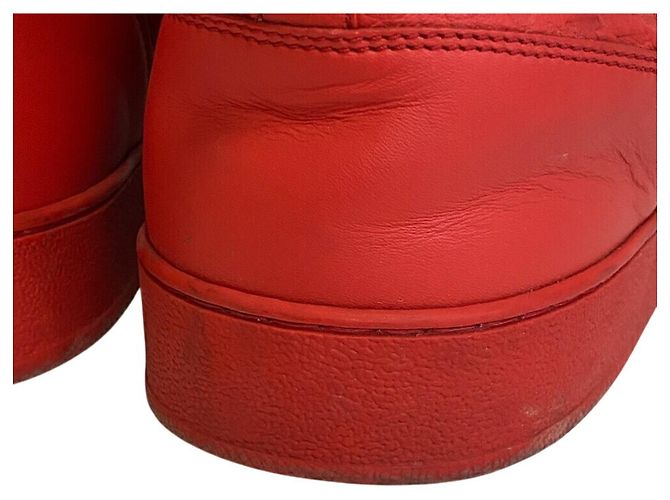 Sneakers alte della linea Rivoli di Louis Vuitton Rosso - vista 7
