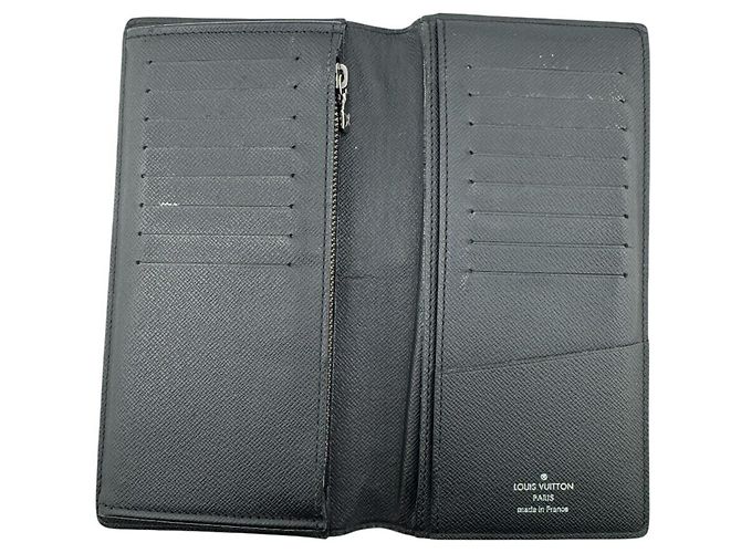 Portafoglio Lungo Brazza Monogram Eclipse di Louis Vuitton Nero - vista 5