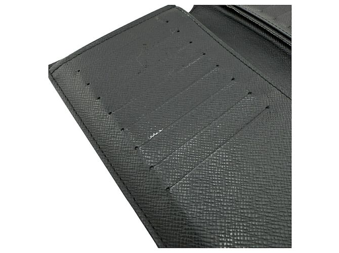 Portafoglio Lungo Brazza Monogram Eclipse di Louis Vuitton Nero - vista 6