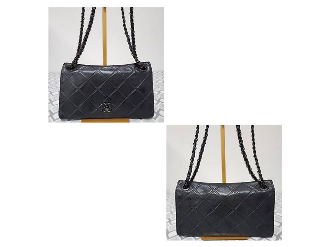 Borsa a tracolla Orient Express in pelle di agnello trapuntata nera CHANEL Nero - vista 7