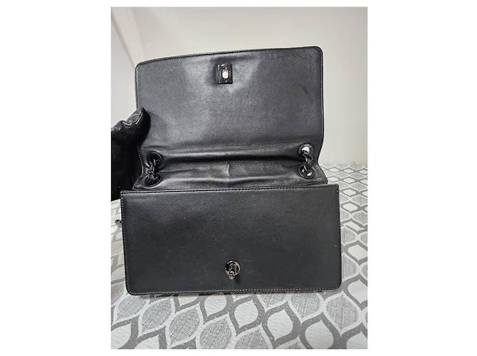 Borsa a tracolla Orient Express in pelle di agnello trapuntata nera CHANEL Nero - vista 8