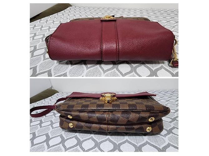 Gucci Borsa a Spalla Clapton PM Damier Ebene Louis Vuitton Marrone/Vino - vista 6