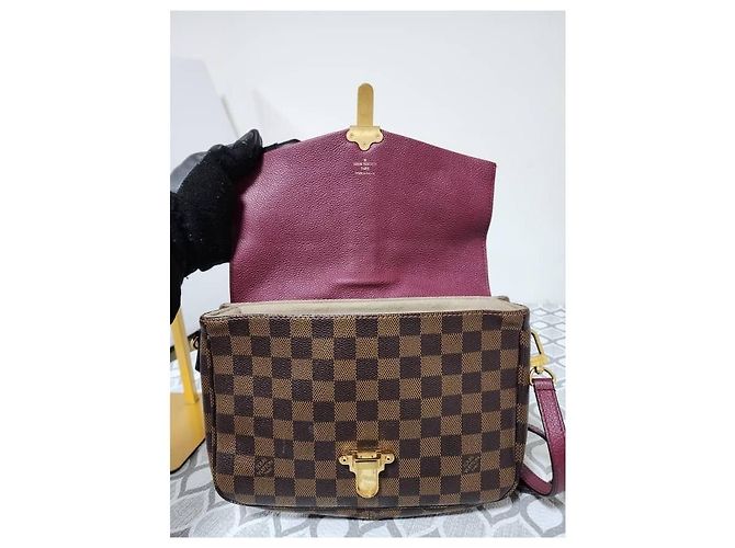 Gucci Borsa a Spalla Clapton PM Damier Ebene Louis Vuitton Marrone/Vino - vista 8