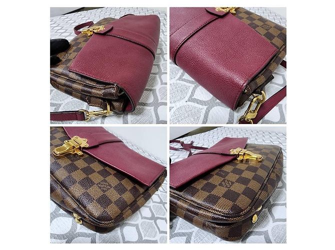 Gucci Borsa a Spalla Clapton PM Damier Ebene Louis Vuitton Marrone/Vino - vista 9