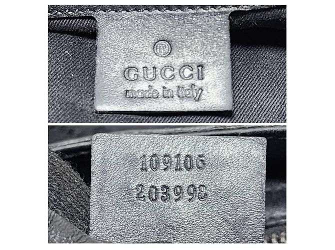Borsa a Spalla GG Canvas Gucci Nera Nero - vista 9