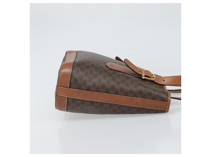 Céline Celine Vintage Macadam Canvas Small Marrone - vista 3