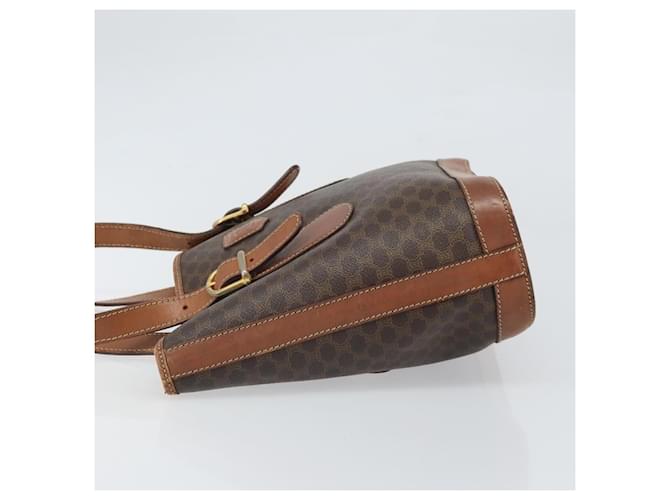 Céline Celine Vintage Macadam Canvas Small Marrone - vista 4