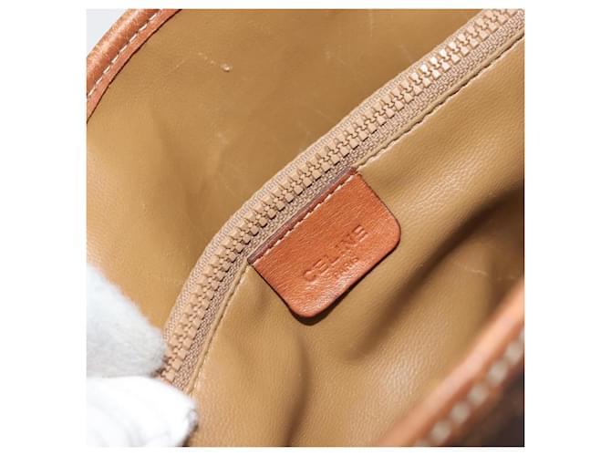 Céline Celine Vintage Macadam Canvas Small Marrone - vista 6