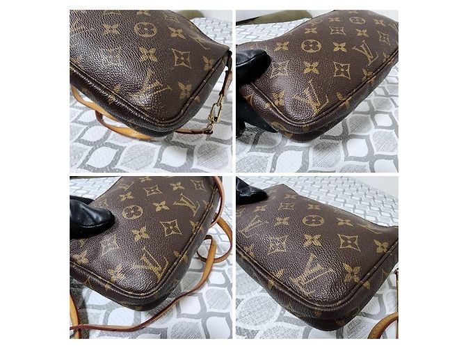 POCHETTE ZUBEHÖR MONOGRAM LOUIS VUITTON aus Canvas Braun - Ansicht 10