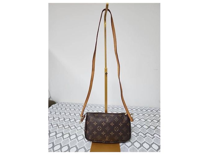 POCHETTE ZUBEHÖR MONOGRAM LOUIS VUITTON aus Canvas Braun - Ansicht 11