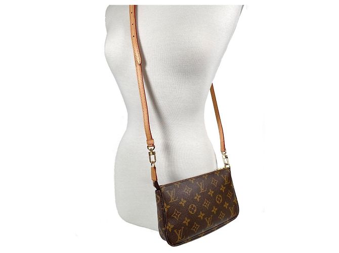 POCHETTE ZUBEHÖR MONOGRAM LOUIS VUITTON aus Canvas Braun - Ansicht 12
