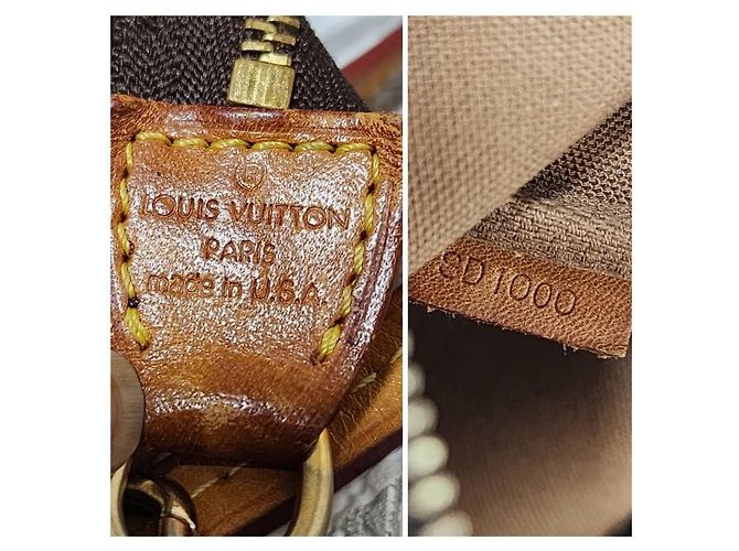 POCHETTE ZUBEHÖR MONOGRAM LOUIS VUITTON aus Canvas Braun - Ansicht 2
