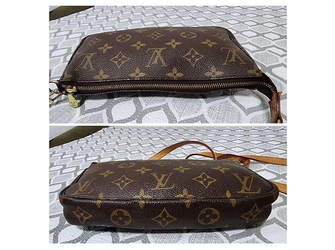 POCHETTE ZUBEHÖR MONOGRAM LOUIS VUITTON aus Canvas Braun - Ansicht 5