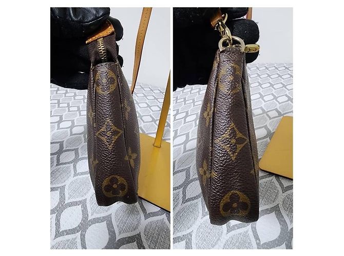 POCHETTE ZUBEHÖR MONOGRAM LOUIS VUITTON aus Canvas Braun - Ansicht 6