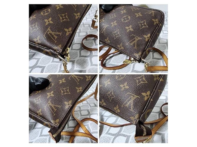 POCHETTE ZUBEHÖR MONOGRAM LOUIS VUITTON aus Canvas Braun - Ansicht 8