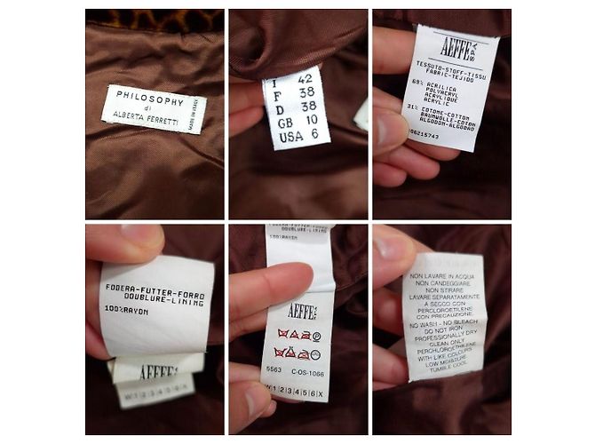 Philosophy Di Alberta Ferretti Alberta Ferretti eco-piel estampado de jirafa Castaño - vista 11