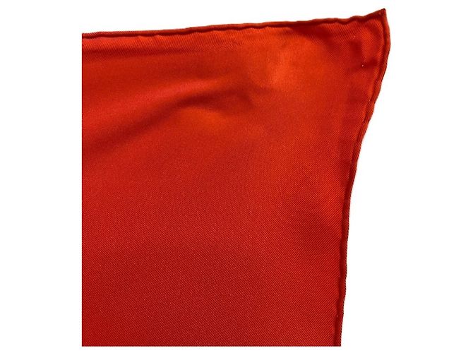 Hermès HERMES Carré 90 H Cinetique Schal Rot - Ansicht 3
