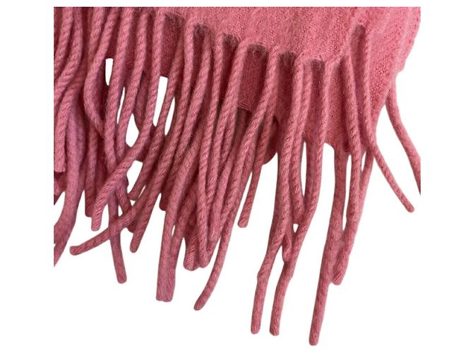 Xale de cashmere rosa Hermès - vista 3